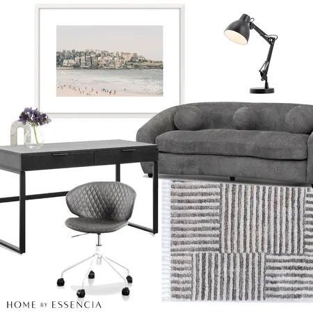 Masculine study Interior Design Mood Board by Essencia Interiors on Style Sourcebook