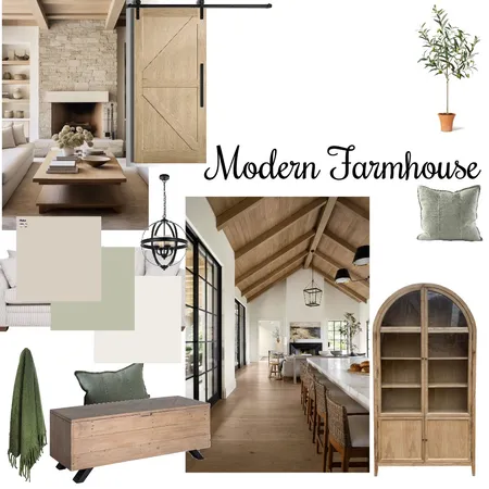 Modern Farmhouse Interior Design Mood Board by AshleighN on Style Sourcebook