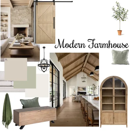 Modern Farmhouse Interior Design Mood Board by AshleighN on Style Sourcebook