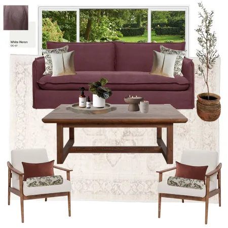 MAUVE LIVING ROOM Interior Design Mood Board by korielee on Style Sourcebook