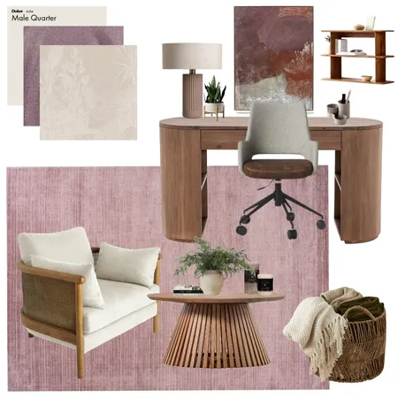 MAUVE STUDY Interior Design Mood Board by korielee on Style Sourcebook