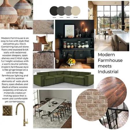 Modern Farmhouse meets Industrial Interior Design Mood Board by Fishcat on Style Sourcebook