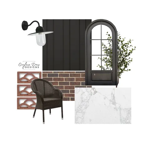 Classic Black Exterior Interior Design Mood Board by Gaylene Drew Designs on Style Sourcebook