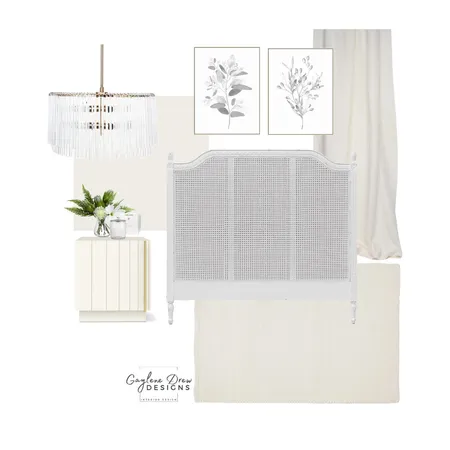 Soft romantic bedroom Interior Design Mood Board by Gaylene Drew Designs on Style Sourcebook