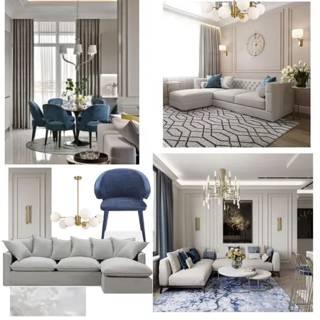 غرفه معيشه نيو كلاسك Interior Design Mood Board by shush on Style Sourcebook