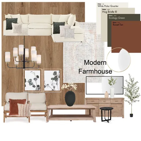 modern farmhouse Interior Design Mood Board by jenwakley on Style Sourcebook