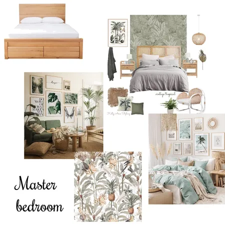 Master Bedroom Interior Design Mood Board by Tropical Oasis Designs on Style Sourcebook