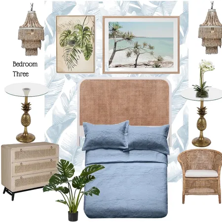 Bedroom Three Interior Design Mood Board by Tropical Oasis Designs on Style Sourcebook