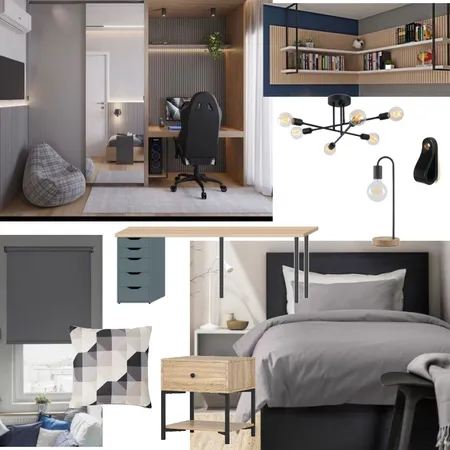 Gamers Room Interior Design Mood Board by VanessaAdamson on Style Sourcebook