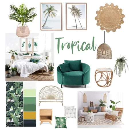 Tropical Interior Design Mood Board by KarenMcMillan on Style Sourcebook