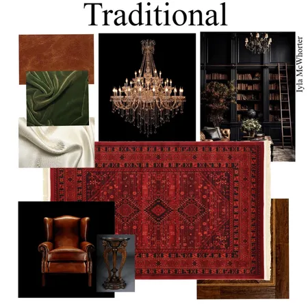 Tradtional Interior Design Mood Board by Iyla McWhorter on Style Sourcebook