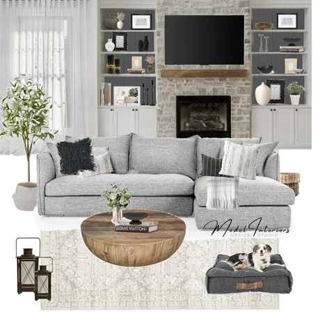 Lounge room Interior Design Mood Board by Model Interiors on Style Sourcebook