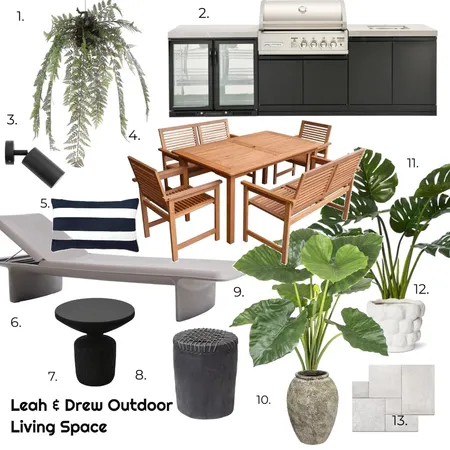 Leah and Drew outdoor living space Interior Design Mood Board by mel@hothousestudio.com on Style Sourcebook