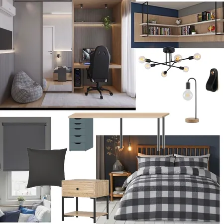 Gamers Room Interior Design Mood Board by VanessaAdamson on Style Sourcebook