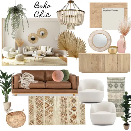 Boho Chic Project Interior Design Mood Board by michaelalael on Style Sourcebook