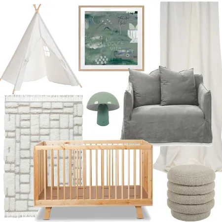 Modern Nursery Interior Design Mood Board by Muse Design Co on Style Sourcebook