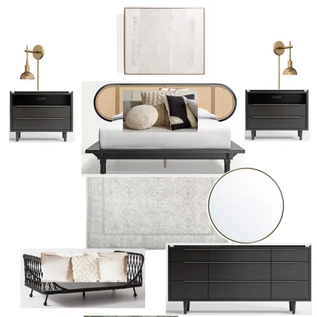 Rattan bedroom layout neutral Interior Design Mood Board by Jennjonesdesigns@gmail.com on Style Sourcebook