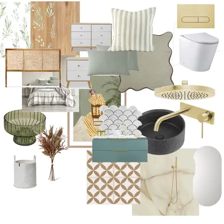 Bedroom 1 & bathroom Interior Design Mood Board by Rendiinem on Style Sourcebook