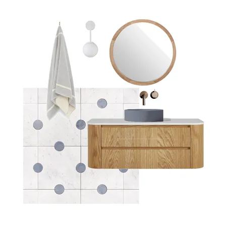 Round Round Bathroom Interior Design Mood Board by The Sanctuary Interior Design on Style Sourcebook