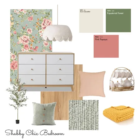 Shabby Chic Bedroom Moodboard Interior Design Mood Board by michelle.lilacsage on Style Sourcebook