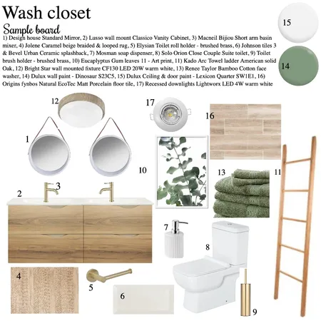 Wash Closet Interior Design Mood Board by Chantelsander on Style Sourcebook