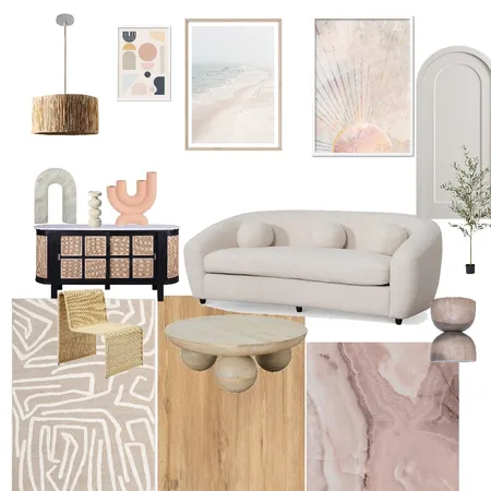 розовая гостинная Interior Design Mood Board by fantik on Style Sourcebook