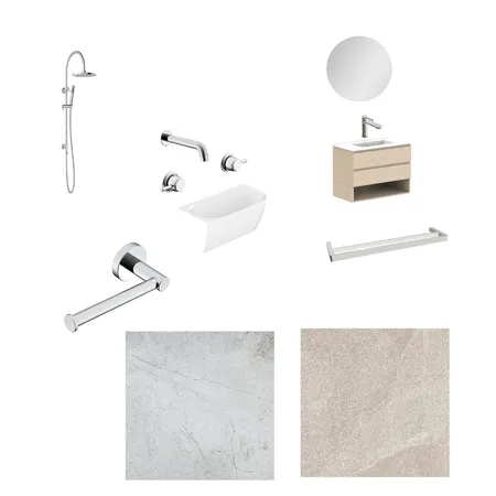 Family bathroom Interior Design Mood Board by Naughto's on Style Sourcebook