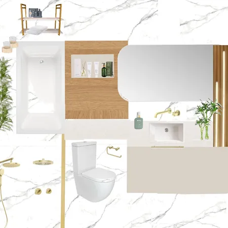 BATH NINA Interior Design Mood Board by Tamiris on Style Sourcebook