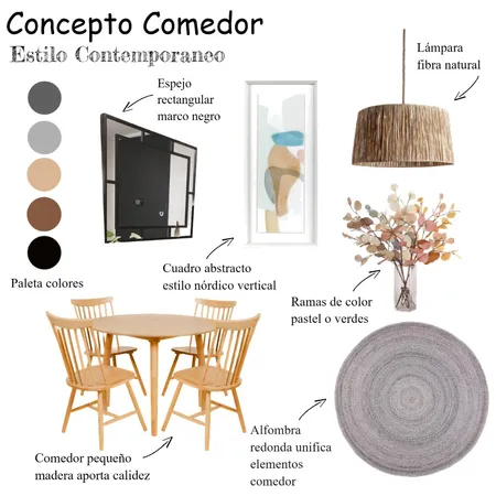 Comedor María Jesús Interior Design Mood Board by caropieper on Style Sourcebook