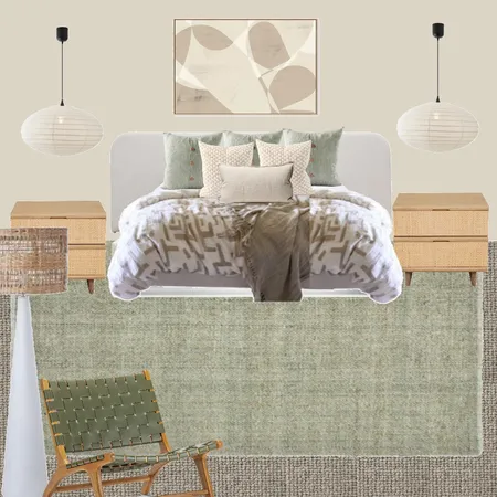 Serene Bedroom Interior Design Mood Board by Manea Interior Design & Styling on Style Sourcebook