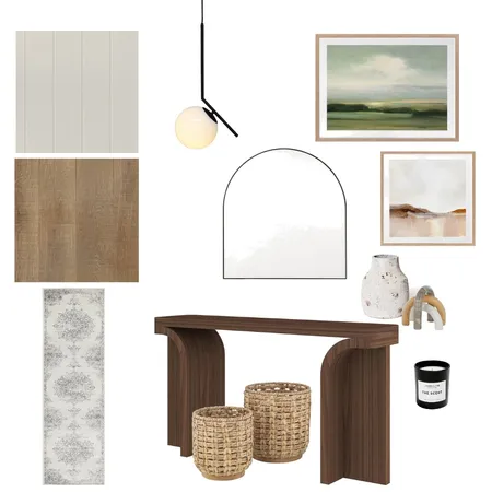 Contemporary Rustic Entryway Interior Design Mood Board by In Order by Olivia on Style Sourcebook