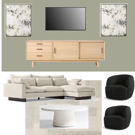 Family room west elm and CB Interior Design Mood Board by Jennjonesdesigns@gmail.com on Style Sourcebook