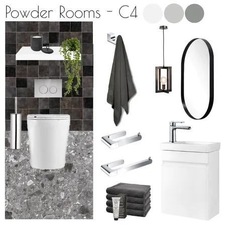 Hunter Valley - Powder Rooms Concept 4 Interior Design Mood Board by Libby Malecki Designs on Style Sourcebook