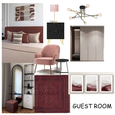 MR. ONO GUEST ROOM Interior Design Mood Board by Oeuvre Designs 2 on Style Sourcebook