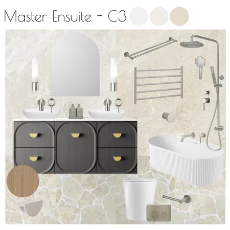 Hunter Valley - Master Ensuite Concept 3 Interior Design Mood Board by Libby Malecki Designs on Style Sourcebook