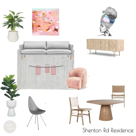 Claremont - Kristen Pastels - Leather chair Interior Design Mood Board by indi haus on Style Sourcebook