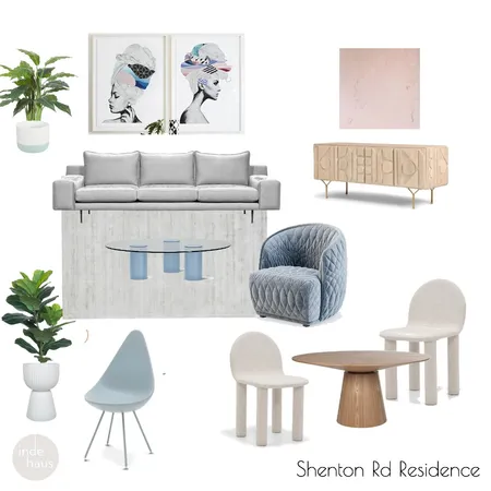 Claremont - Pinks and Blues Interior Design Mood Board by indi haus on Style Sourcebook