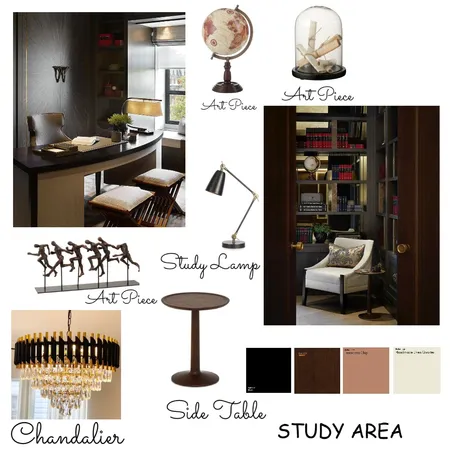 MR. ONO study room Interior Design Mood Board by Oeuvre Designs 2 on Style Sourcebook