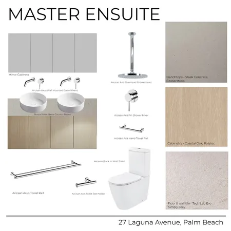 27 Laguna Avenue - Ensuite Master (Light) Interior Design Mood Board by Kathleen Holland on Style Sourcebook