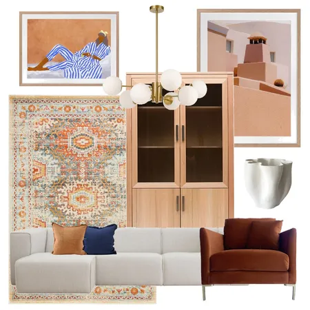 Pantone Colour Of The Year 2024 | Peach Fuzz Interior Design Mood Board by Evoke Interior Decorating on Style Sourcebook