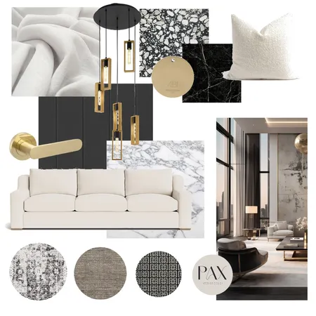 Modern Penthouse Interior Design Mood Board by PAX Interior Design on Style Sourcebook