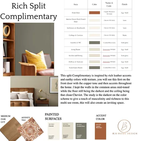 Rich Split Complimentary Interior Design Mood Board by bree_hunter on Style Sourcebook