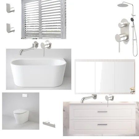 Family bathroom Interior Design Mood Board by alieshatreasure@gmail.com on Style Sourcebook