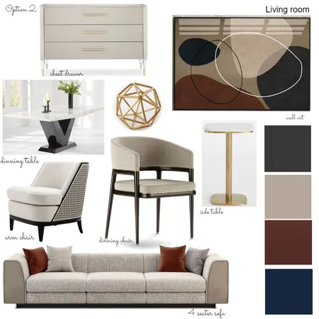 Obuse living room 2 Interior Design Mood Board by Oeuvre designs on Style Sourcebook