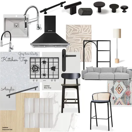 Prachi & Sagar _ Kitchen Interior Design Mood Board by Anuj on Style Sourcebook