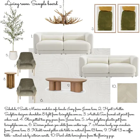 living room SB Interior Design Mood Board by marwak on Style Sourcebook