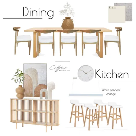 Dining Kitchen - Pickings Rd Interior Design Mood Board by Caffeine and Style Interiors - Shakira on Style Sourcebook