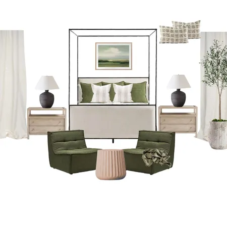 Modern Organic Bedroom Style Board Interior Design Mood Board by jordana.n on Style Sourcebook