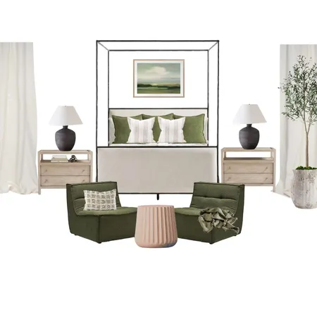 Modern Organic Bedroom Interior Style Board Interior Design Mood Board by jordana.n on Style Sourcebook