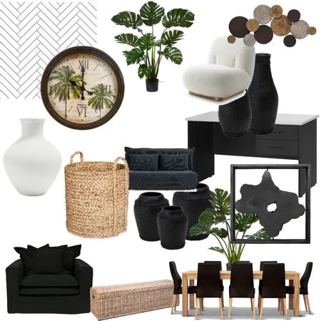 black and white Interior Design Mood Board by camaisto on Style Sourcebook